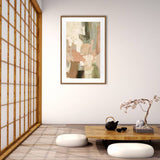 Mietta Abstract Artwork Framed W Glass Front 80x120cm V637-E646072