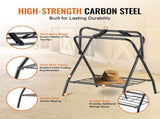 Folding Saddle Rack, 28 x 19 x 37.5 in, Freestanding Horse Saddle Stand, Portable Horse Blanket V952-MAJXXZDK2819D0WM3V0