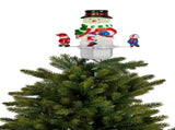 Christabelle Christmas Tree Topper Snowman with Projected Images Lights Snow and Music 112_BLU006