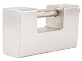 High Security Padlock Rectangular Thick Shackle AntiTheft Iron DShaped Door Lock V1294-YM0901-3114200082511
