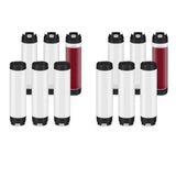 12 Pcs 16 Oz Condiment Squeeze Bottles Inverted Plastic Bottle for Sauces Refillable Tip Large Valve V1370-AZ4-07744