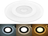 LED Wall Lamp Round Shape Heart Pattern Bedroom Living Room Corridor Wall Light AC85265V V1294-YM0901-3119200137111