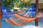 Outdoor undercover cotton Mayan Legacy hammock Family size Mexicana V97-TJMEXICANA