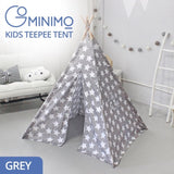 GOMINIMO Kids Teepee Tent with Side Window and Carry Case V227-3720871010080