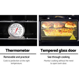 Devanti Portable Gas Oven LPG Black PGO-01-BK-YE