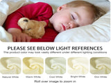 2 Pack Muslin Cott Crib Sheets, Soft and Breathable Double Layer 24x38 Baby Crib Sheets for V1258-DP02-C-1100