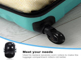 1 set of luggage replacement wheel set, plastic luggage wheel set, multifunctional V1192-AZ-W-25097