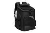 Expandable Large Cat Backpack Carrier for Small Pets - Black V1263-JX-6221