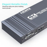 4K Video Wall Controller 3x3 Setup HDMI Processor 9 Outputs 17 Stitching Modes 1pc V1263-JX-7355