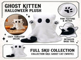Halloween Ghost Kitten Plush Doll, Cute GhostShaped Cat Stuffed Figure, 10.24 Inch Soft Plush Decor V1366-AZ2-W-24813