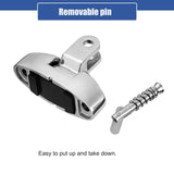 Boat Top Swivel Deck Hinge with Removable Pin, 180 Degree Adjustable,316 Stainless Steel, Marine Top V1192-AZ-W-3313