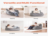 Bean Bag Chair, BeanBag Sofa Chair with Armrests for Adults, Fluffy Plush & High-Density Foam V952-FSYXCRDDY45448AWFV0