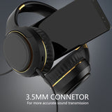 JR H6 Foldable Bluetooth 5.3 Wireless Headphone Over Ear Active Noise Cancelling Deep Bass Headset V462-MD-178-01