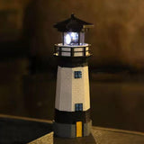 Solar Powered Lighthouse Environmentally Friendly Energy Saving Solar Lighthouse with Rotating V1294-YM0706-3119230111412