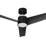 Devanti 52'' Ceiling Fan DC Motor w/Light w/Remote - Black CF-B-52-N2-BK