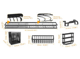 85cm 3 tier Over Sink Dish Drying Rack Drainer Kitchen Cutlery Holder Storage Organizer V324-CS-KITRACK85CM
