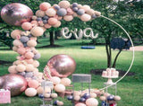 2M White Wedding Hoop Arch Metal Flower Ring Display Frame Balloon Circle Rack Backdrop for Wedding V985-WEDDINGHOOPNEW