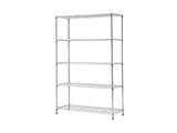 Artiss 5-Tier Kitchen Rack Shelf Shelving 90x35x182CM Adjustable Metal Storage Shelves KR-MEL-5S-90-SS