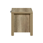 Bedside Table 2 drawers Storage Table Night Stand MDF in Oak V43-BST-CELOAK