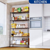 CARLA HOME 5-Tier Adjustable Metal Storage Shelves Wire Rack Organizer for Kitchen, Pantry, Bathroom LSB-36204