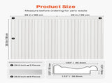 Wall Molding Kit, Wainscoting Panels, Lightweight Paintable Polystyrene, Easy to Install, Wide & V952-QMSTJBYXSB77R53XW001V0