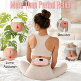 Portable Cordless Heating Massage Belt for Discomfort Relief, Ideal Gift for Her V1107-CS-EGWTPM3