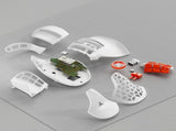 SOLAKAKA E9 Pro Vertical MMO Mouse Tri-Mode 36000 DPI 8000Hz PAW3395 XFF3-MSSME9P-WH