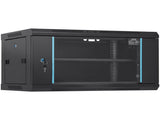 6U Wall Mount Network Server Cabinet, 15.5'' Deep, Server Rack Cabinet Enclosure, 200 lbs Max. V952-WLJJGHBL6U1556GI7V0