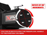 X-BULL 12V Electric Winch 14500LBS synthetic rope with winch cover V211-AUEB-AXEW016WP011