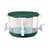 Rotating Beverage Dispenser for Fridge, 2026 New 4 Beverage Dispenser Tower, Plastic Drink Dispenser V1366-AZ2-W-20862