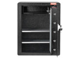 Single Door 4.0 cu.ft Safe Box with Key Lock & Password, Safe Lock Box with Fireproof Bag, Key Rack, V952-DMBXXLS452CUYI3X5V9