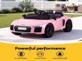 Ride On Car Licensed Audi R8 12V Electric Car for Kids Battery Pink RCAR-R8-S-PK