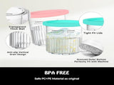 Creami pint ice cream containers and lids for Ninja, 4-piece set of cream ice cream V1188-MS-311-002
