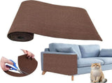 78.7"X15.8" Self-Adhesive Cat Scratching Mat - Durable Couch from Cat Claws, DIY Furniture V1107-135-91355-BRN1