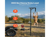 Truck Hitch Game Hoist, 600 lbs Load Capacity, Hunting Deer Hoist with 2-inch Receiver, 360-Degree V952-KCSSLSHL600LDZE1M001V0