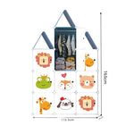 SOGA 10 Cubes DIY Animal Design Portable Wardrobe Divide-Grid Modular Storage Organiser Foldable WROBE4137