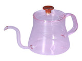 Long Spout Kettle Large Capacity Heat Resistant Easy to Clean Long Mouth Coffee PotPink V1294-YM0714-3118210257911