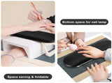 Nail Armrest - foldable - Nail Stylist Armrest - PU leather hand rest - with table mat - for V1188-MS101-03025-1