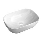 Ceramic Bathroom Basin Vanity Sink Oval Above Counter Top Mount Bowl V63-840981