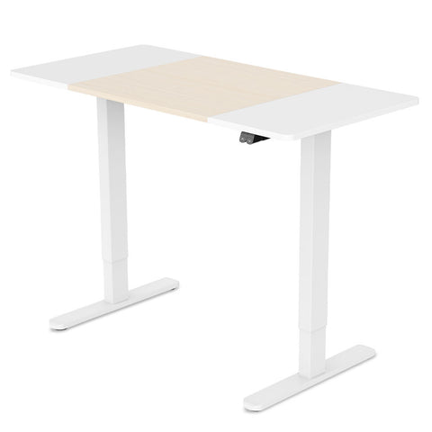 Fortia Sit To Stand Up Standing Desk, 120x60cm, 72-118cm Electric Height Adjustable, 70kg Load, V219-ADKSSTFOWOWT2SA