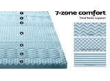 Giselle Memory Foam Mattress Topper 7-Zone 8cm King Single MATTRESS-TOP-7Z-8-KS