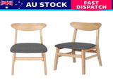 Levede 8xDining Chairs Kitchen Chair Nature CH1067-2-NTX4
