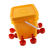 Automatic Chicken Waterer Cup with 12L Handheld Barrel Poultry Drinking Equipemnt for Goose Duck V1294-YM0901-3111230182711