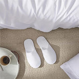 8 Pairs Spa Slippers for Men and Women, Comfortable Non-Slip Disposable Hotel Slippers, Breathable V1259-DP01-A-3789