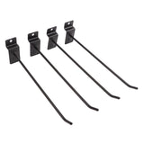 30PCS Panel Hooks Black Slatwall Hanger Thickened Easy Installation Anti Rust Display Pegs for V1294-YM0706-3117230143711