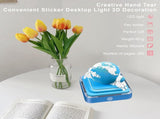Desk Calendar With Lights 3D Calendar 2024 Memo Pad Carving Art Notepad DIY Sticky Post Craft with V1366-AZ2-W-04465