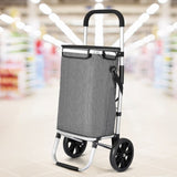 Emajin Shopping Trolley Cart 45KG Foldable Grey ST-45L-OX-GR