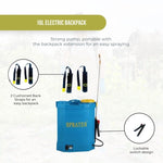 16L Rechargeable Backpack Pressure Sprayer - Portable Electric Garden Weed Pump V238-SUPDZ-41582535430