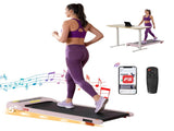 Everfit Treadmill Electric Walking Pad Incline Under Desk Home Gym 380mm Pink TMILL-380-INC-PK