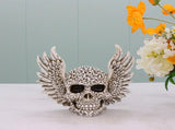 Wings Skull Statue Decoration Innovative Resin Home Desktop Ghost Head Sculpture Ornament V1294-YM0901-3115240048811